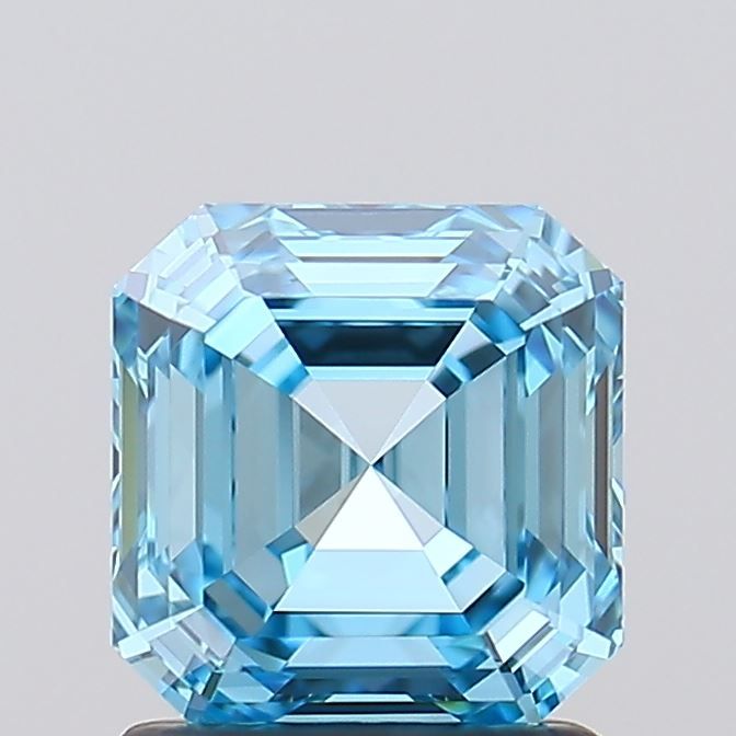 Asscher Fancy Vivid Blue Lab-grown Diamond 1.5ct VVS1 loose diamond