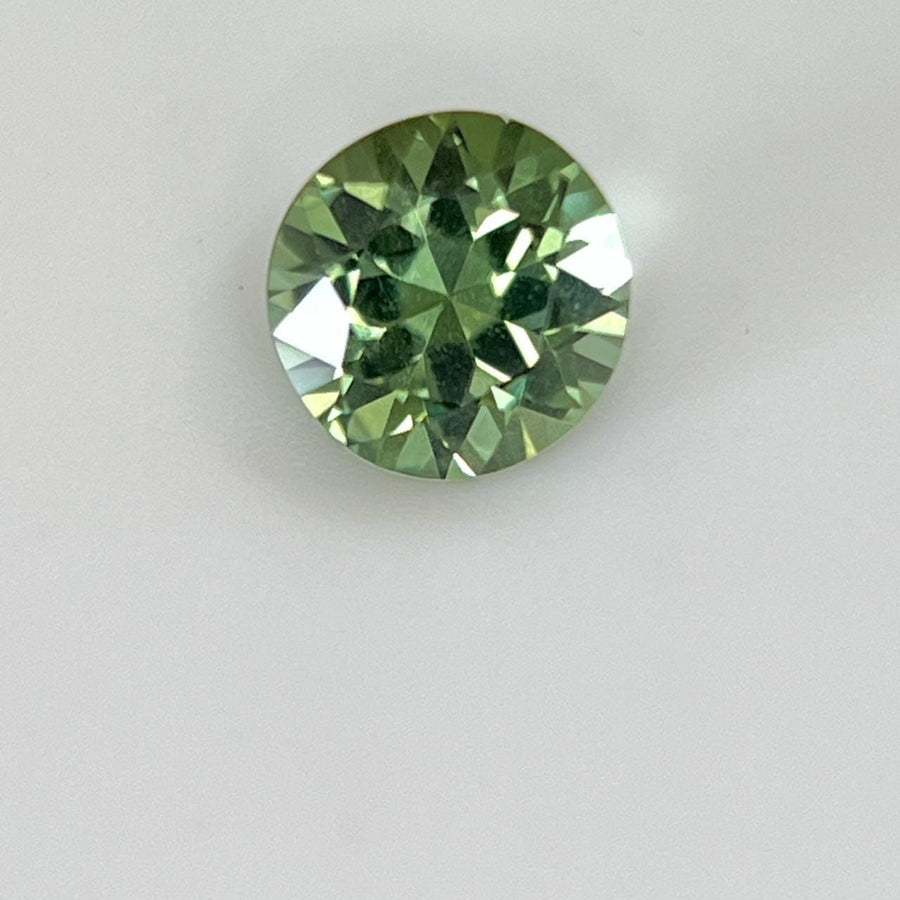 Round Green Tourmaline 0.67ct loose gemstone