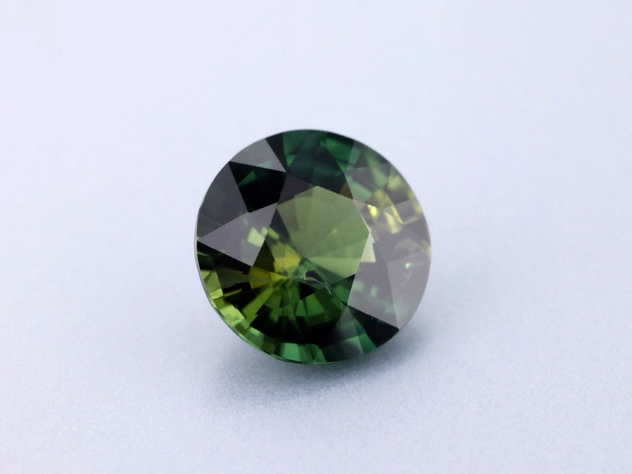 Round Teal Sapphire 3.18ct loose gemstone