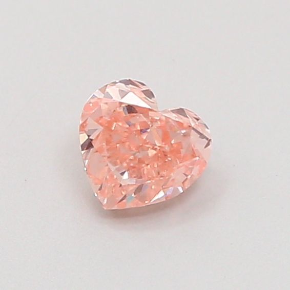Heart Fancy Pinkish Brown Lab-grown Diamond 0.34ct VVS2 loose diamond