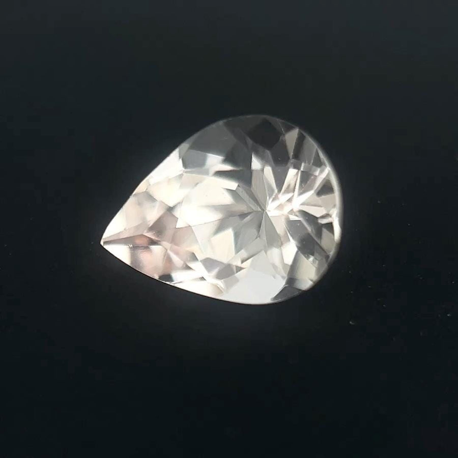 Pear Pink Morganite 0.98ct loose gemstone