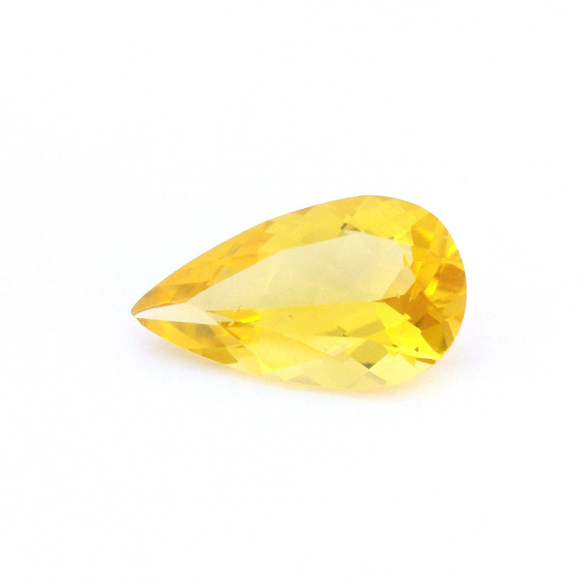 Pear Yellow Heliodor 2.73ct loose gemstone