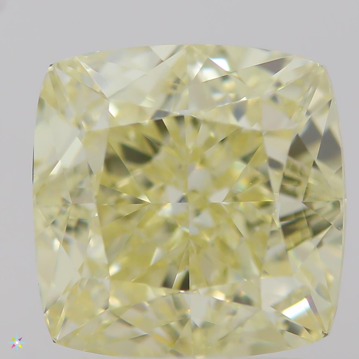 Cushion Fancy Yellow Natural Diamond 2ct VS1 loose diamond