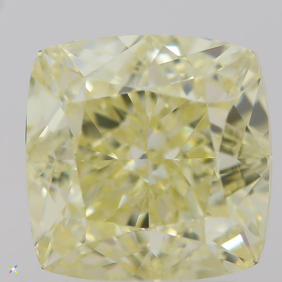 Cushion Fancy Yellow Natural Diamond 2ct VS1 loose diamond