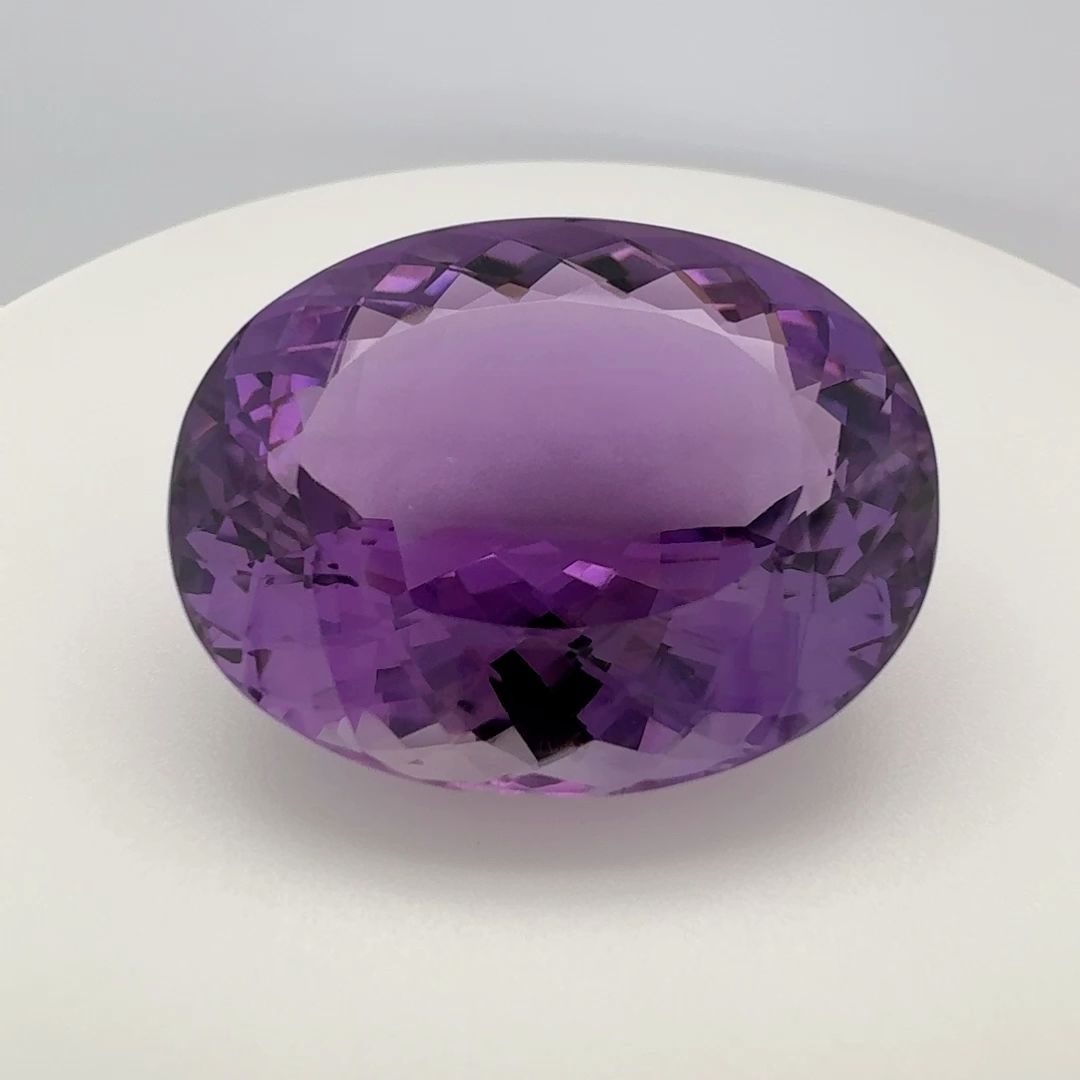 Oval Purple Amethyst 35.585ct loose gemstone