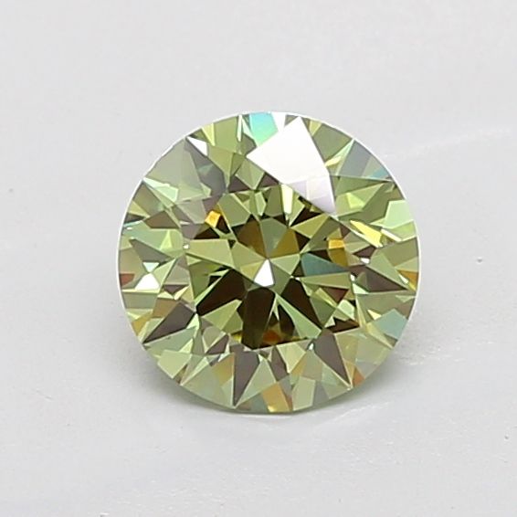 Round Fancy Vivid Green Lab-grown Diamond 1.52ct VS2 loose diamond