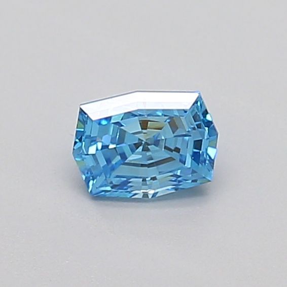 Octagonal Fancy Vivid Blue Lab-grown Diamond 0.32ct VS1 loose diamond