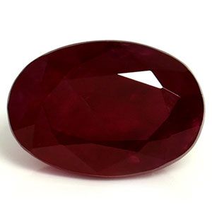 Oval Red Ruby 1.55ct loose gemstone
