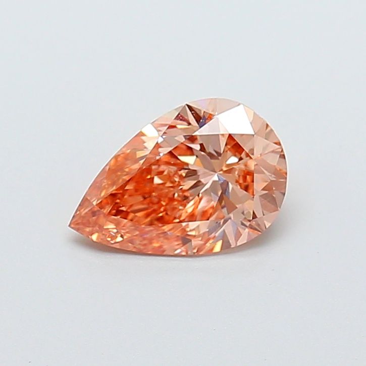 Pear Fancy Orangey Brown Lab-grown Diamond 1ct VS2 loose diamond