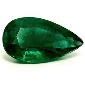 Pear Green Emerald 2.43ct loose gemstone