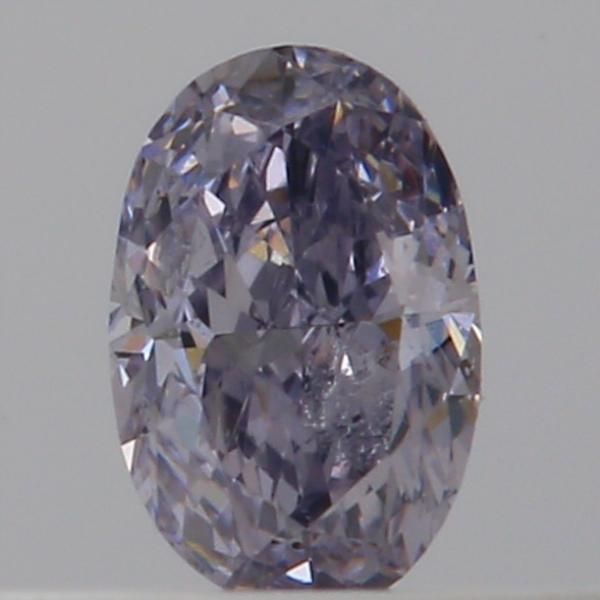 Oval Fancy Light Gray Gray Blue Natural Diamond 0.1ct loose diamond