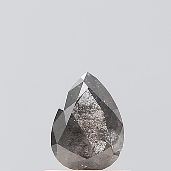 Pear Salt And Pepper Natural Diamond 0.47ct VS2 loose diamond