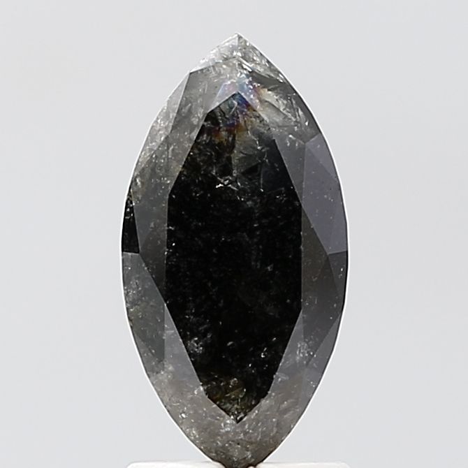 Marquise Salt And Pepper Natural Diamond 1.54ct VVS2 loose diamond