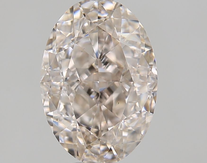Oval Fancy Light Pink Brown Natural Diamond 0.7ct VS2 loose diamond