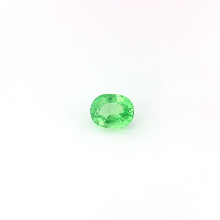 Oval Green Garnet 0.54ct loose gemstone