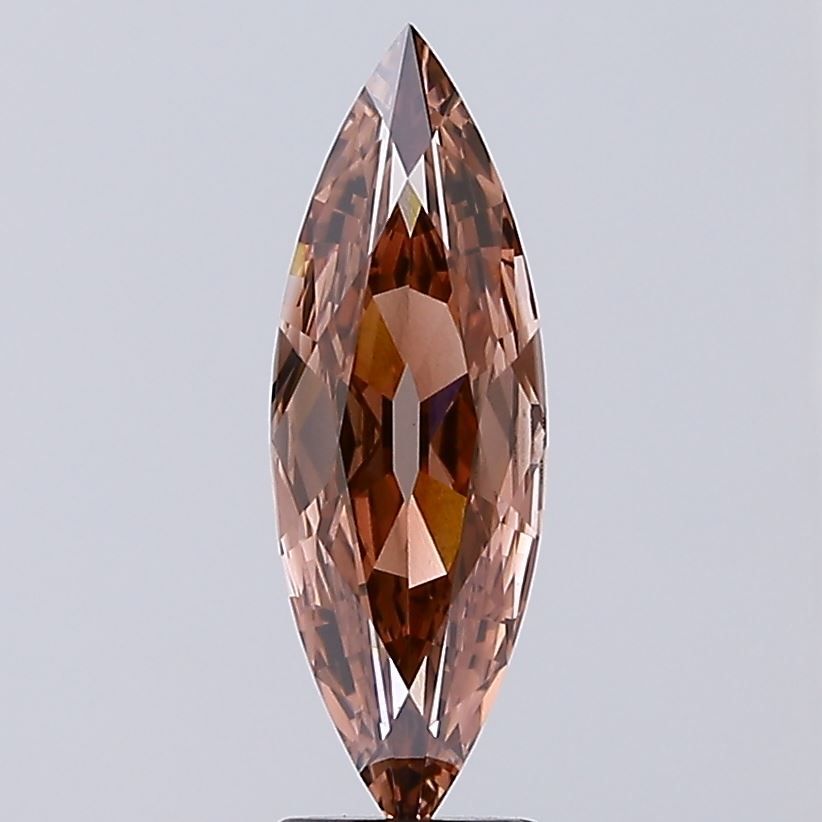 Marquise Fancy Brown Lab-grown Diamond 2.14ct VS1 loose diamond