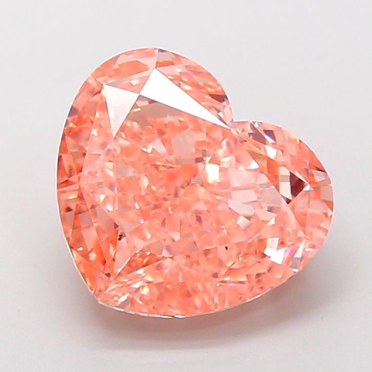 Heart Fancy Vivid Pink Lab-grown Diamond 5.03ct VS2 loose diamond