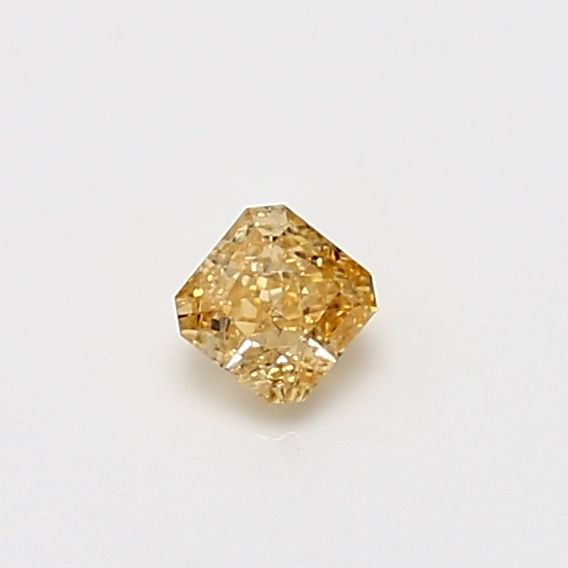 Radiant Fancy Yellow Orange Natural Diamond 0.23ct SI2 loose diamond