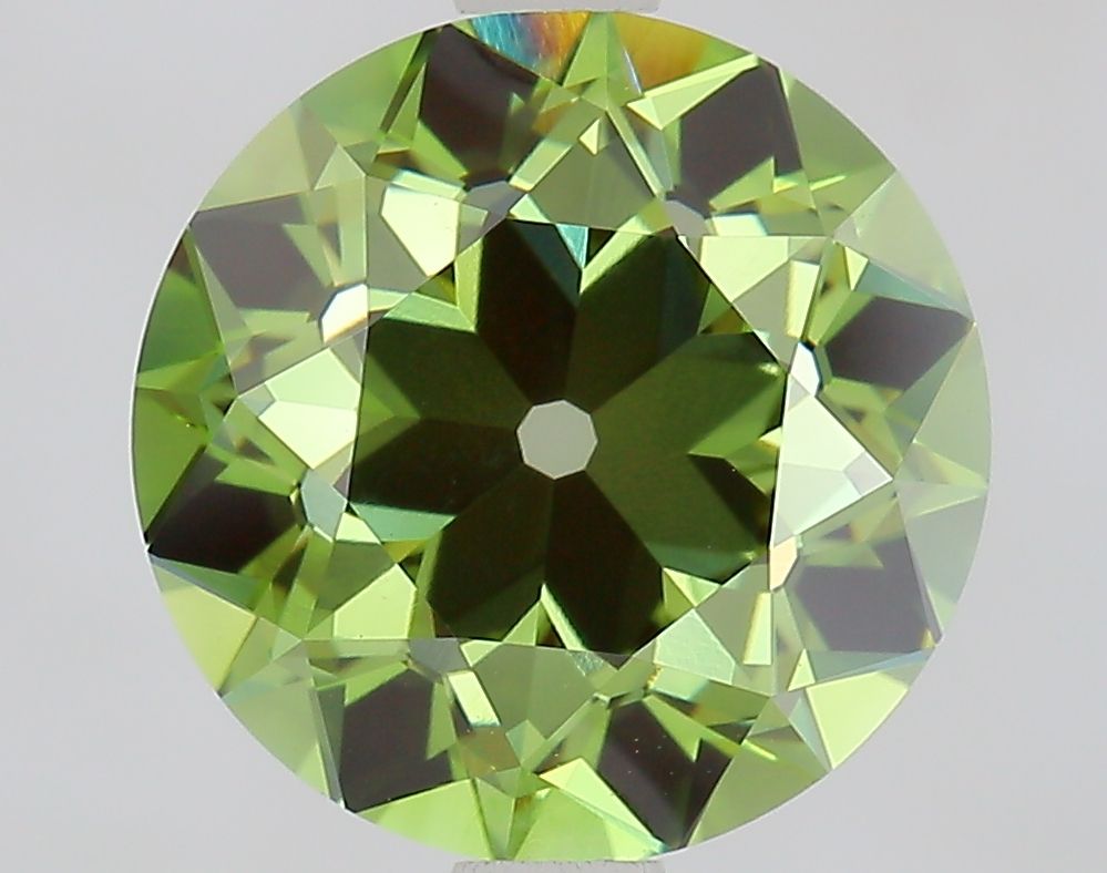 European Cut Fancy Vivid Green Lab-grown Diamond 2.52ct VVS2 loose diamond