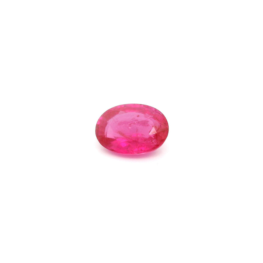 Oval Red Ruby 0.98ct loose gemstone