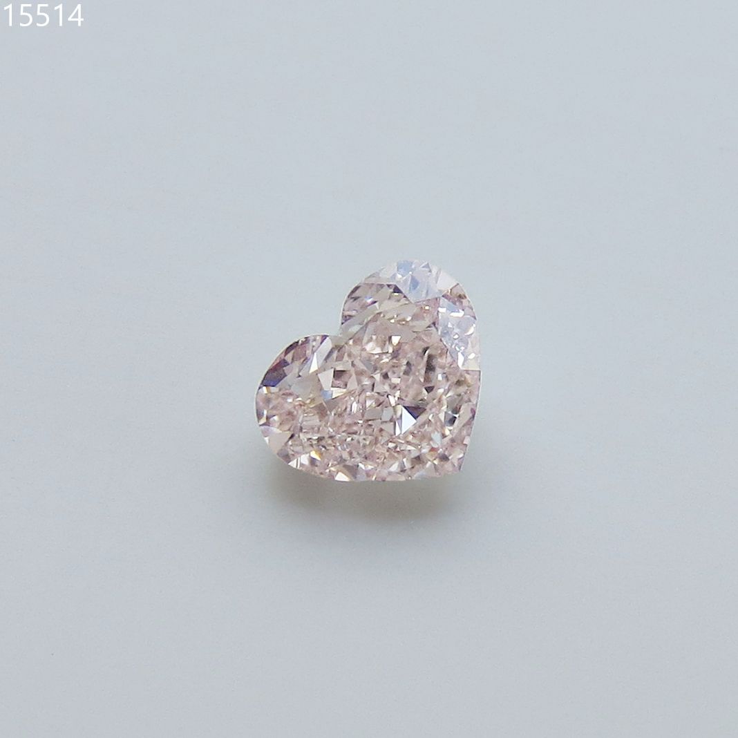 Heart Fancy Light Pink Natural Diamond 0.8ct VS2 loose diamond