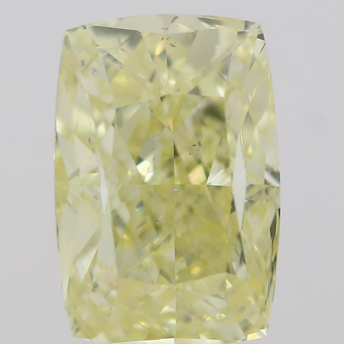 Cushion Fancy Yellow Natural Diamond 1ct SI2 loose diamond