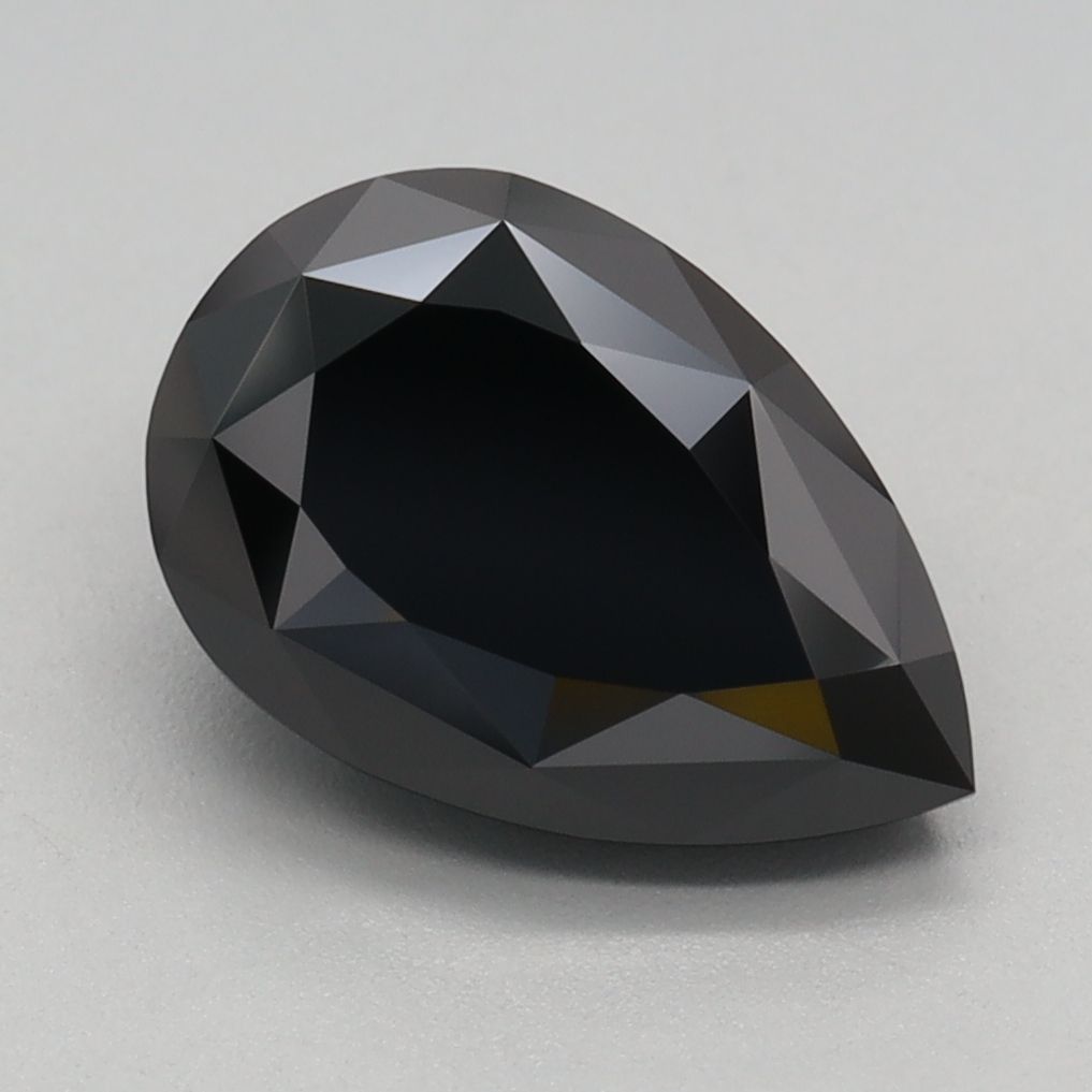 Pear Fancy Black Lab-grown Diamond 2.41ct loose diamond