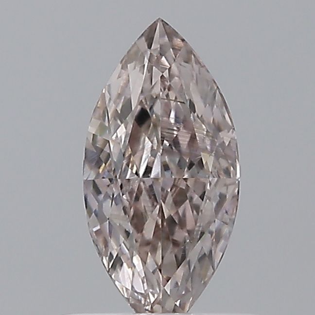 Marquise Fancy Pinkish Brown Natural Diamond 0.5ct SI2 loose diamond