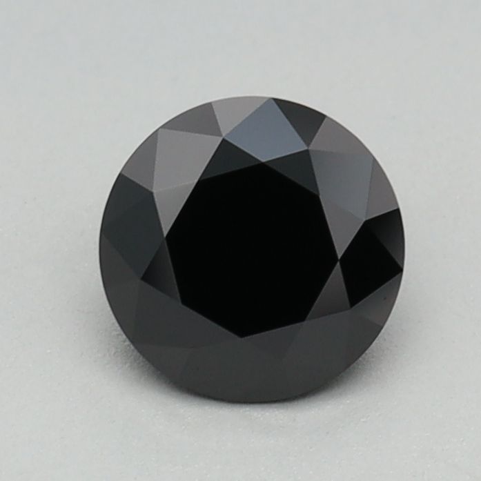 Round Fancy Black Lab-grown Diamond 0.54ct loose diamond