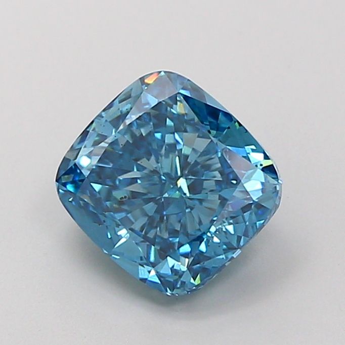 Cushion Fancy Vivid Blue Lab-grown Diamond 2.01ct VS2 loose diamond