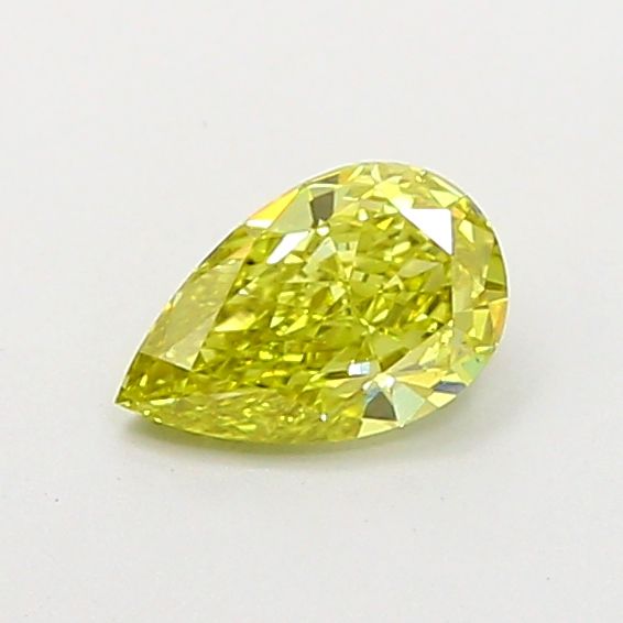 Pear Fancy Vivid Yellow Lab-grown Diamond 0.7ct VS1 loose diamond