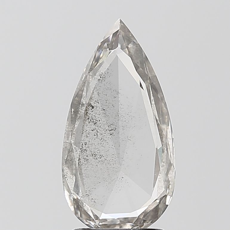Pear Salt And Pepper Lab-grown Diamond 1.49ct I1 loose diamond
