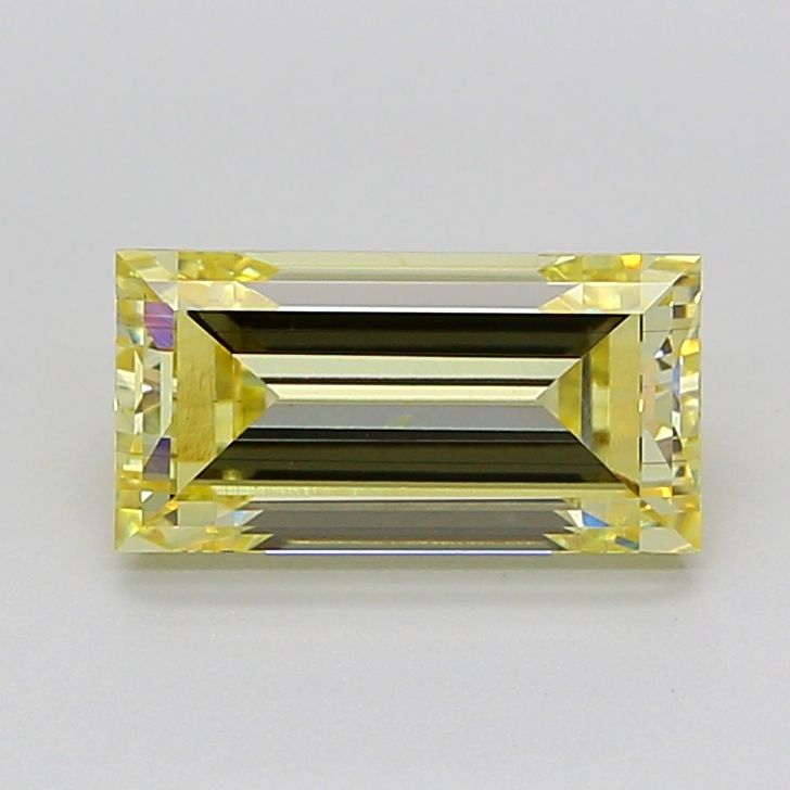 Baguette Fancy Light Yellow Lab-grown Diamond 2.04ct VS2 loose diamond