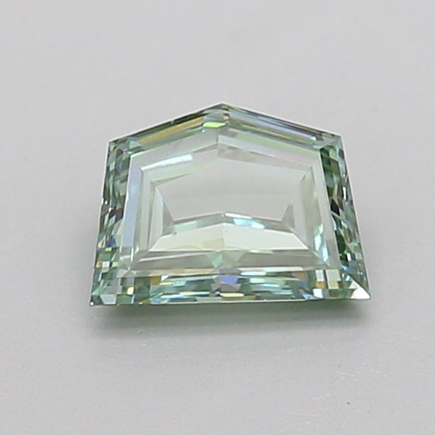 Pentagonal Fancy Intense Green Lab-grown Diamond 0.71ct VS2 loose diamond