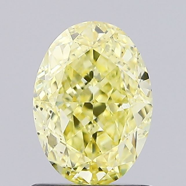 Oval Fancy Intense Yellow Lab-grown Diamond 1.54ct VS1 loose diamond