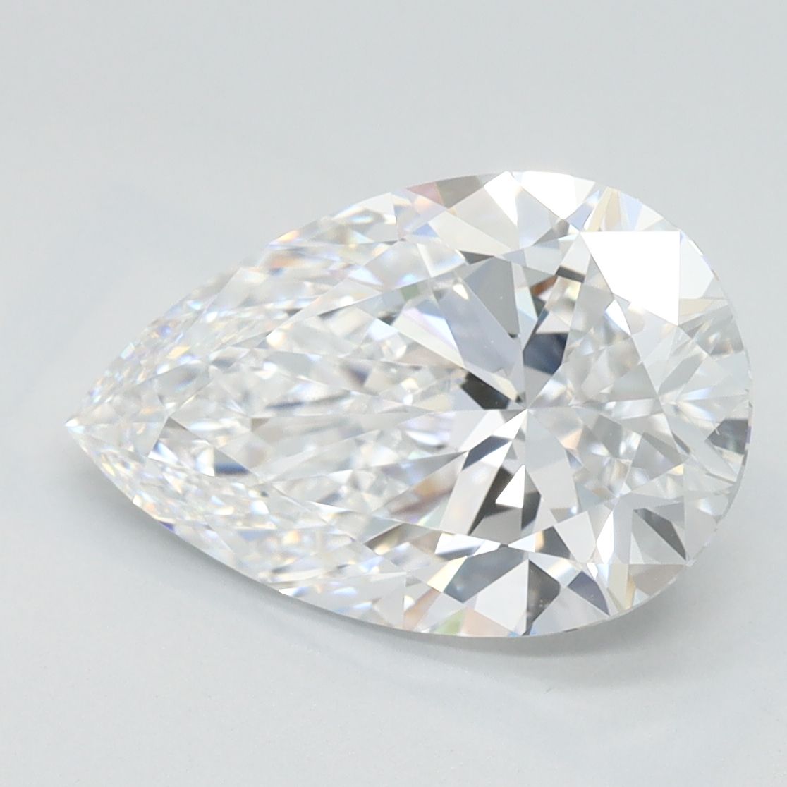 Pear Lab-Grown Diamond 2.74ct D IF
