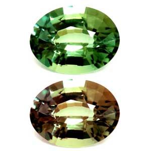 Oval Green Alexandrite 0.6ct loose gemstone