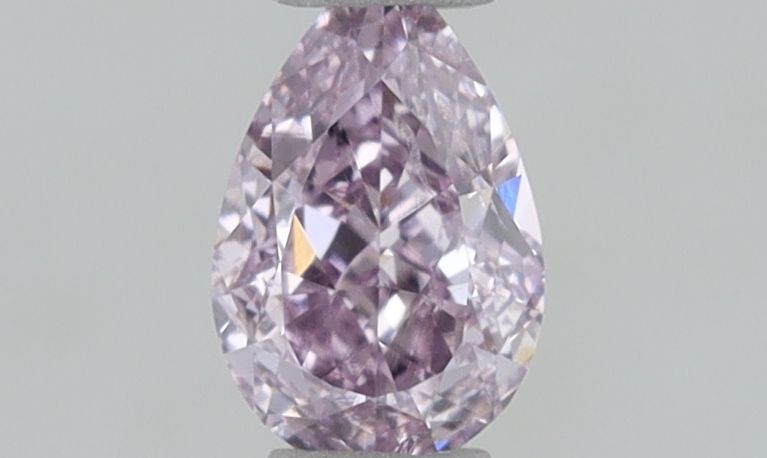 Pear Fancy Purple Pink Natural Diamond 0.25ct SI2 loose diamond