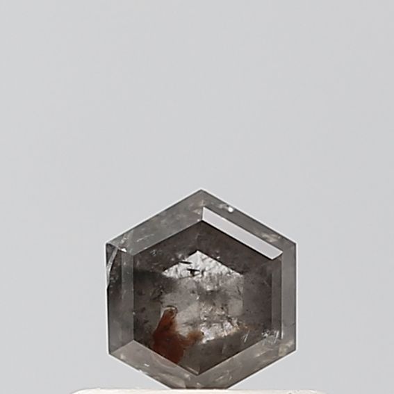 Hexagonal Salt And Pepper Natural Diamond 0.31ct VS1 loose diamond