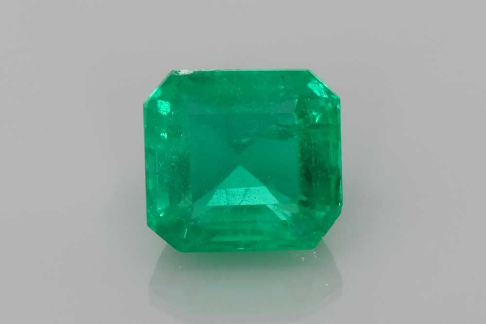 Asscher Green Emerald 2.33ct loose gemstone