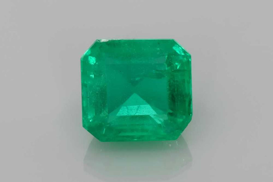 Asscher Green Emerald 2.33ct loose gemstone