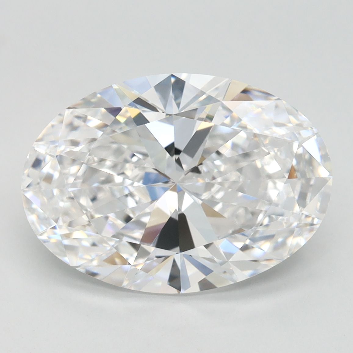 Oval Lab-Grown Diamond 3.24ct D IF