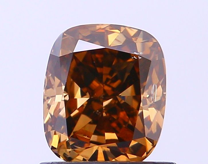 Cushion Fancy Dark Brown Natural Diamond 1ct SI1 loose diamond