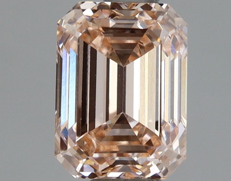 Emerald Fancy Light Orangey Pink Lab-grown Diamond 1.16ct VS1 loose diamond