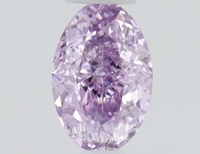 Oval Fancy Intense Purple Natural Diamond 0.16ct I1 loose diamond