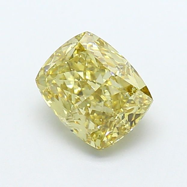 Cushion Fancy Gray Yellow Lab-grown Diamond 1.25ct VS2 loose diamond