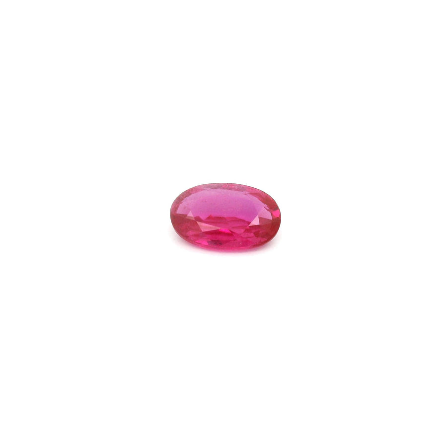 Oval Red Ruby 0.52ct loose gemstone