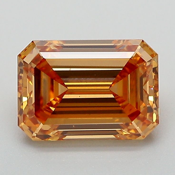 Emerald Fancy Light Yellowish Brown Lab-grown Diamond 1.91ct VS1 loose diamond