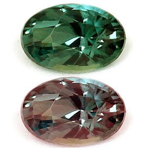 Oval Green Alexandrite 0.31ct loose gemstone