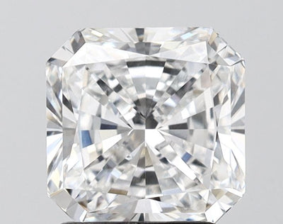 Square Radiant Lab-Grown Diamond 2.10ct D VVS1